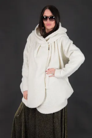 SYLVIA Wool Boucle Coat SALE