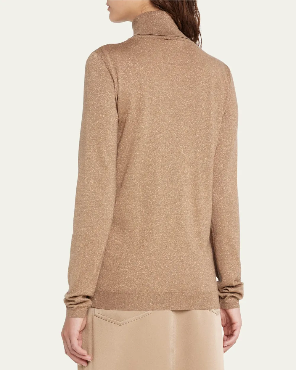 Tabacco Cashmere Silk Turtleneck