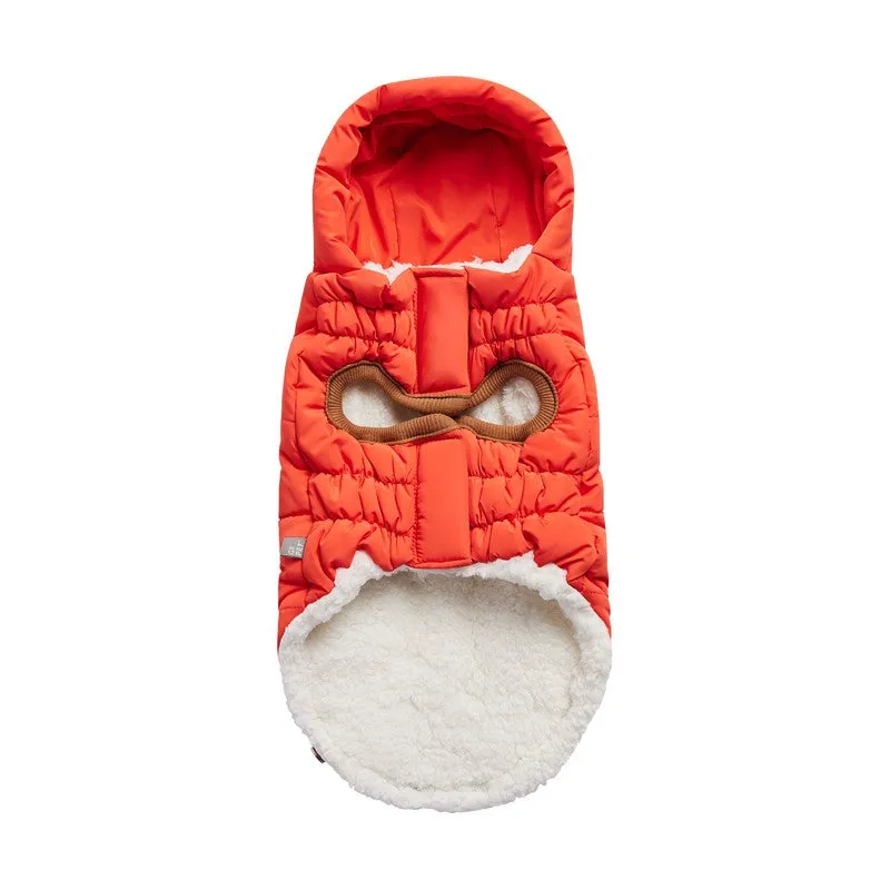 The Puff Parka - Orange: Cozy Warmth for Stylish Dogs