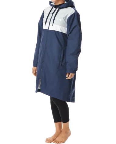 TYR Women's Navy Alliance Podium Parka - HRYMCA