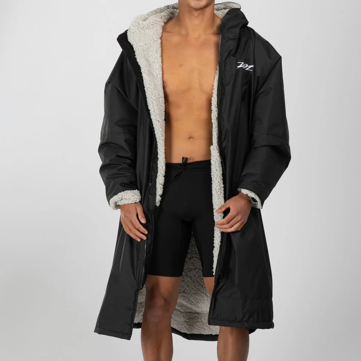 Unisex Ultra Swim Parka - Black