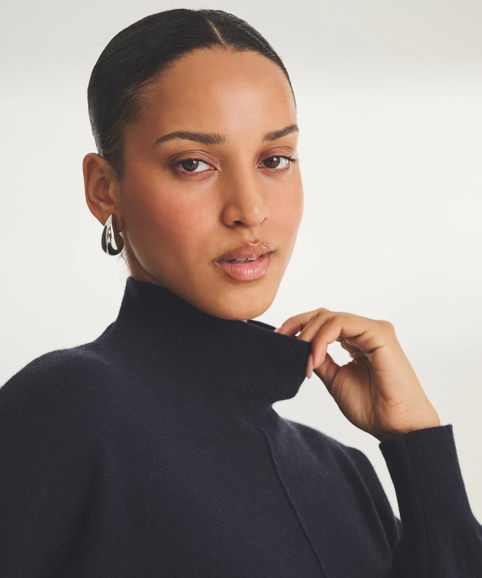 Washable Cashmere Turtleneck