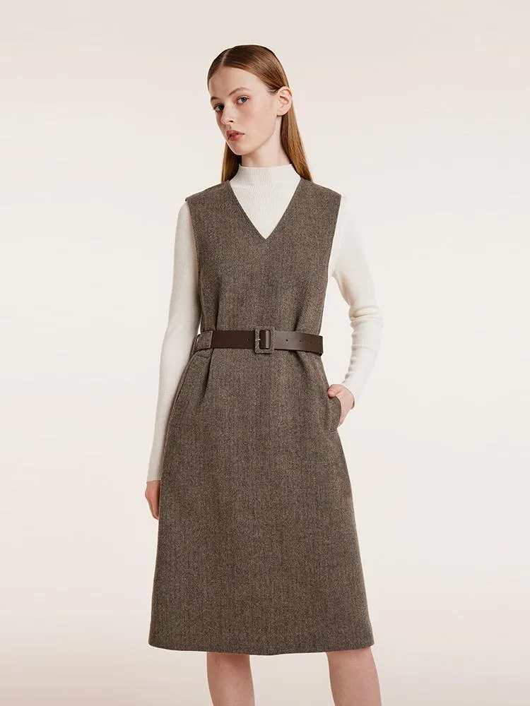 Washable Wool Crop Jacket And Vest Dress Suit