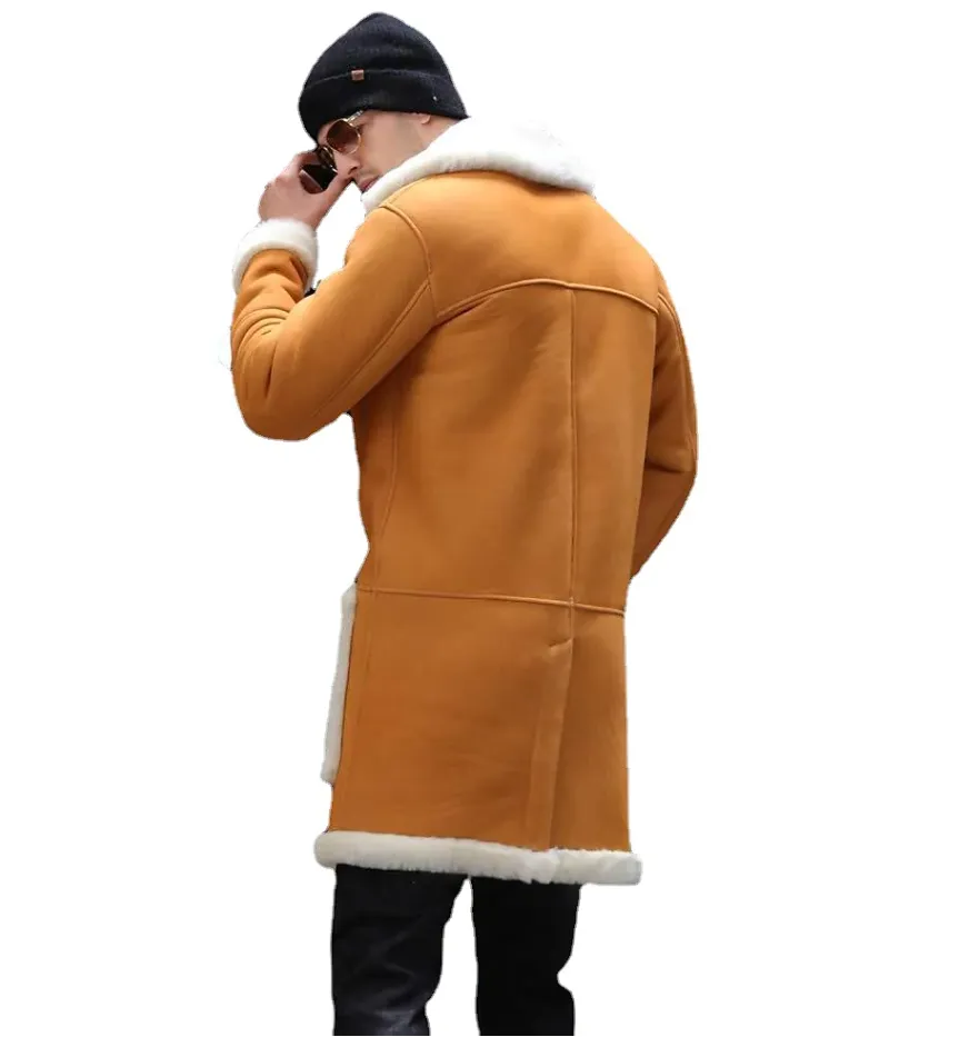 West Louis™ Parka Fall Warm Plain Pocket Long Trench Coat