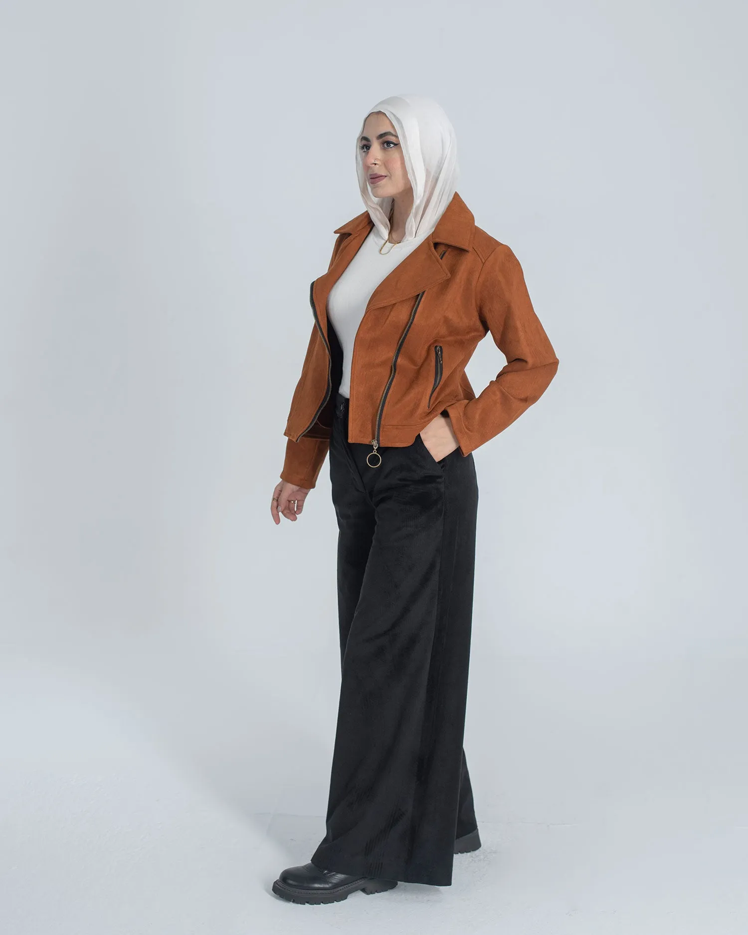 Wide Leg Corduroy Pants - Allura