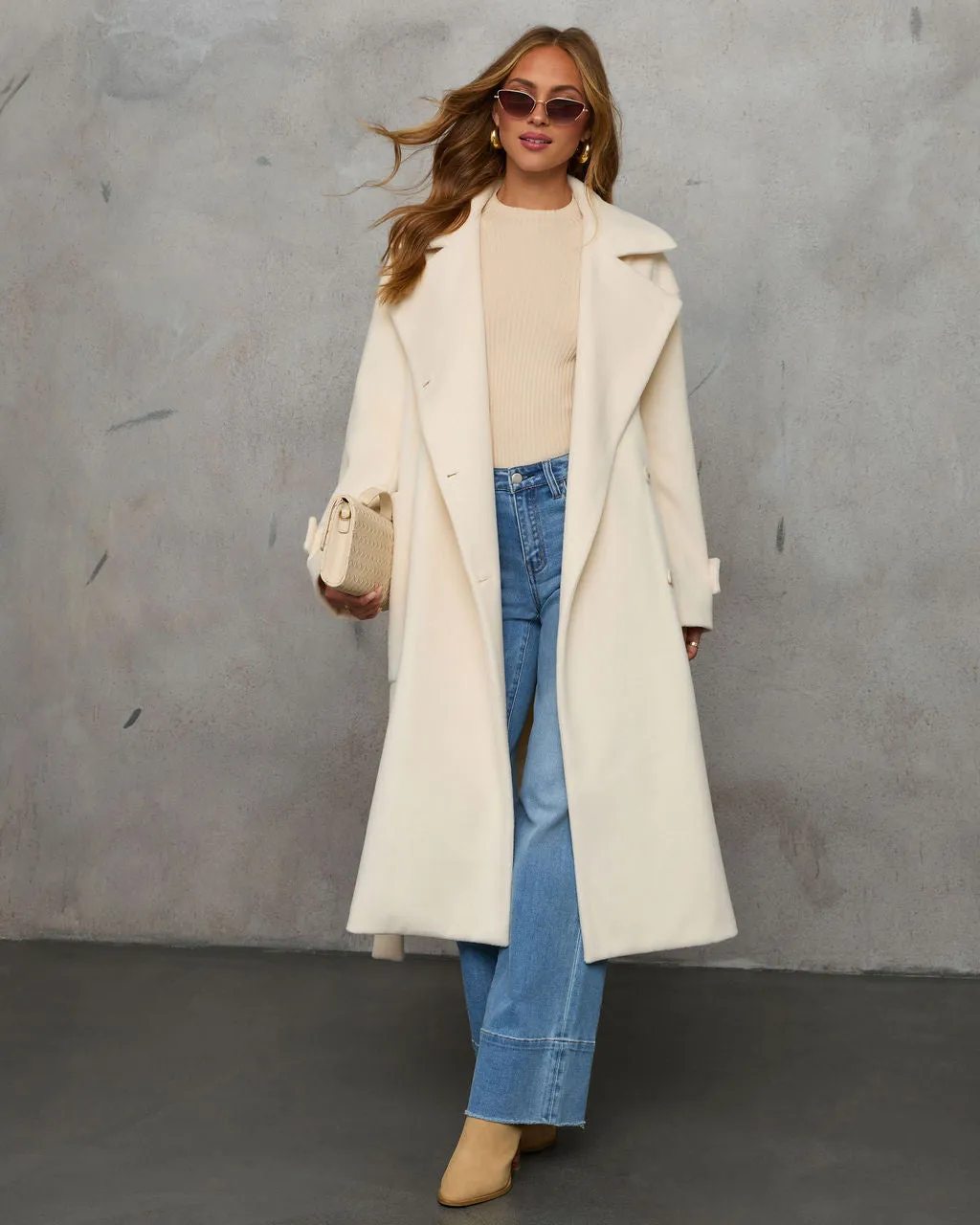 Winter Retreat Belted Wool Coat