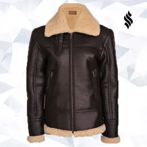 Women B3 Bomber Shearling Aviator Jacket