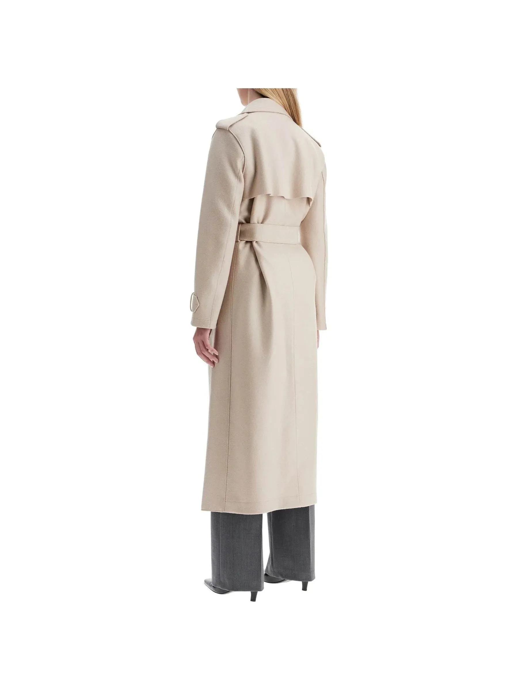 Wool Trench Robe Coat