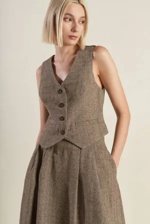 Woolen Brown Vest