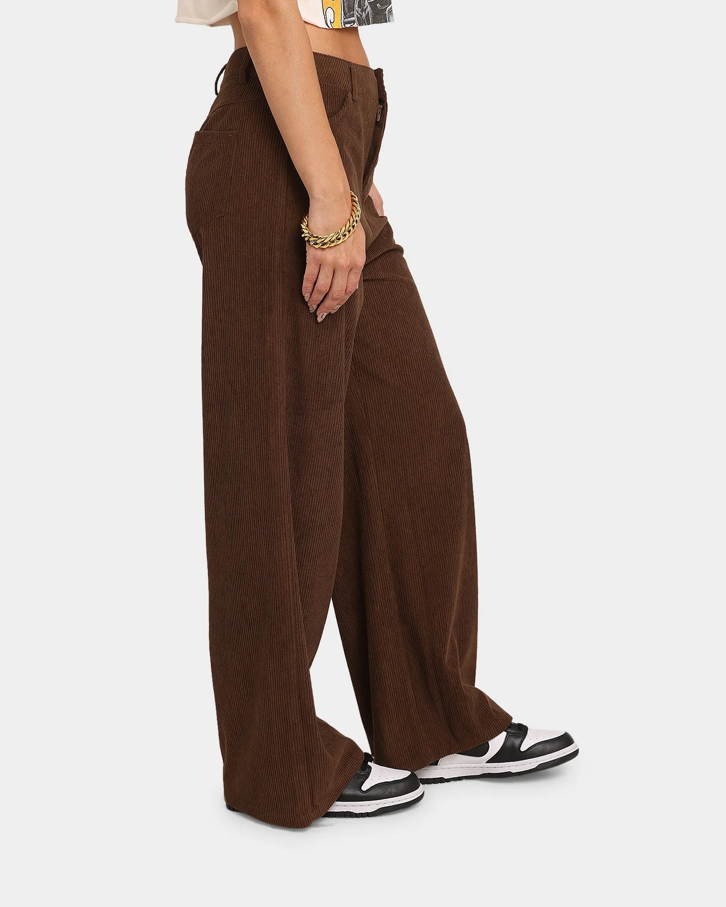 XXIII Women's Kamila Corduroy Pants Chocolate