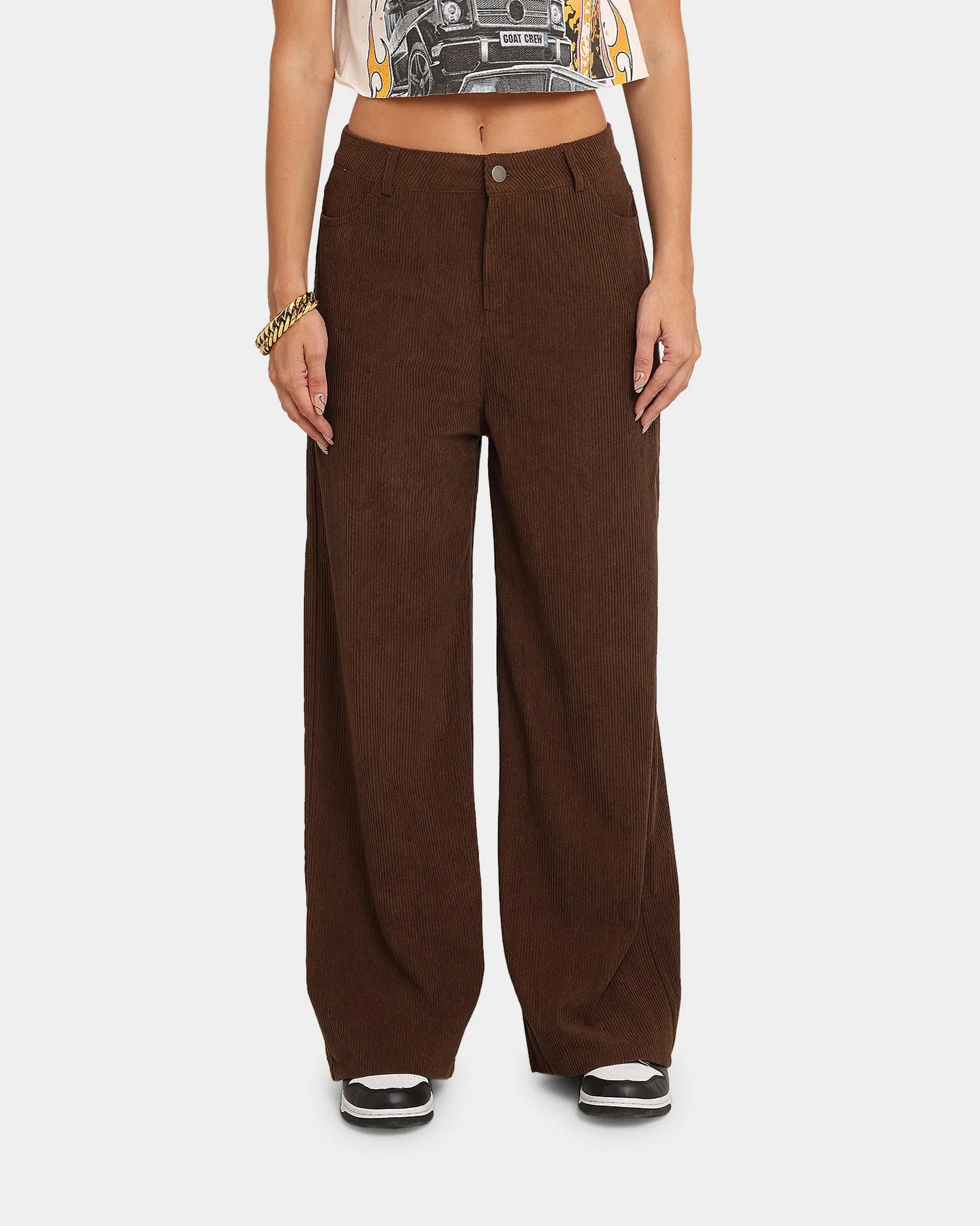 XXIII Women's Kamila Corduroy Pants Chocolate