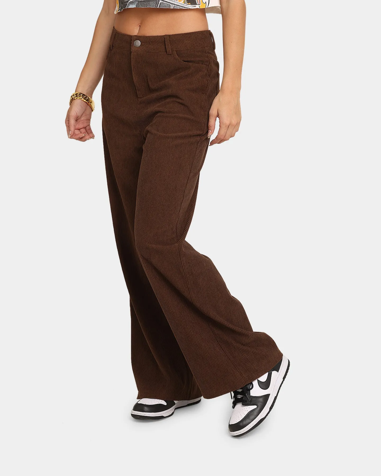 XXIII Women's Kamila Corduroy Pants Chocolate