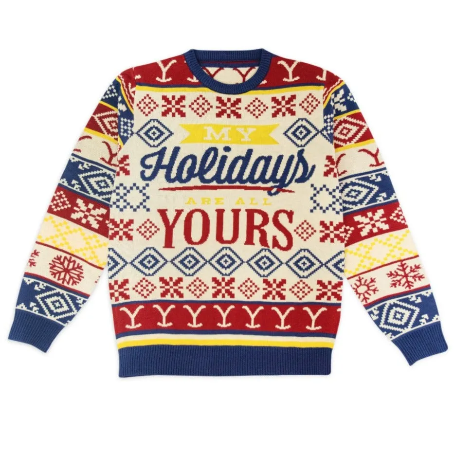 Yellowstone My Holidays Are All Yours Holiday Sweater